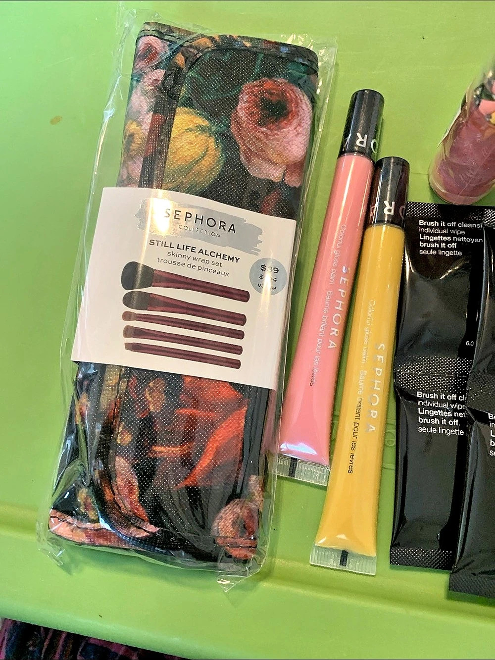 Sephora Collection Still Life Alchemy Brushes, Brush Cleaner, Lip Gloss